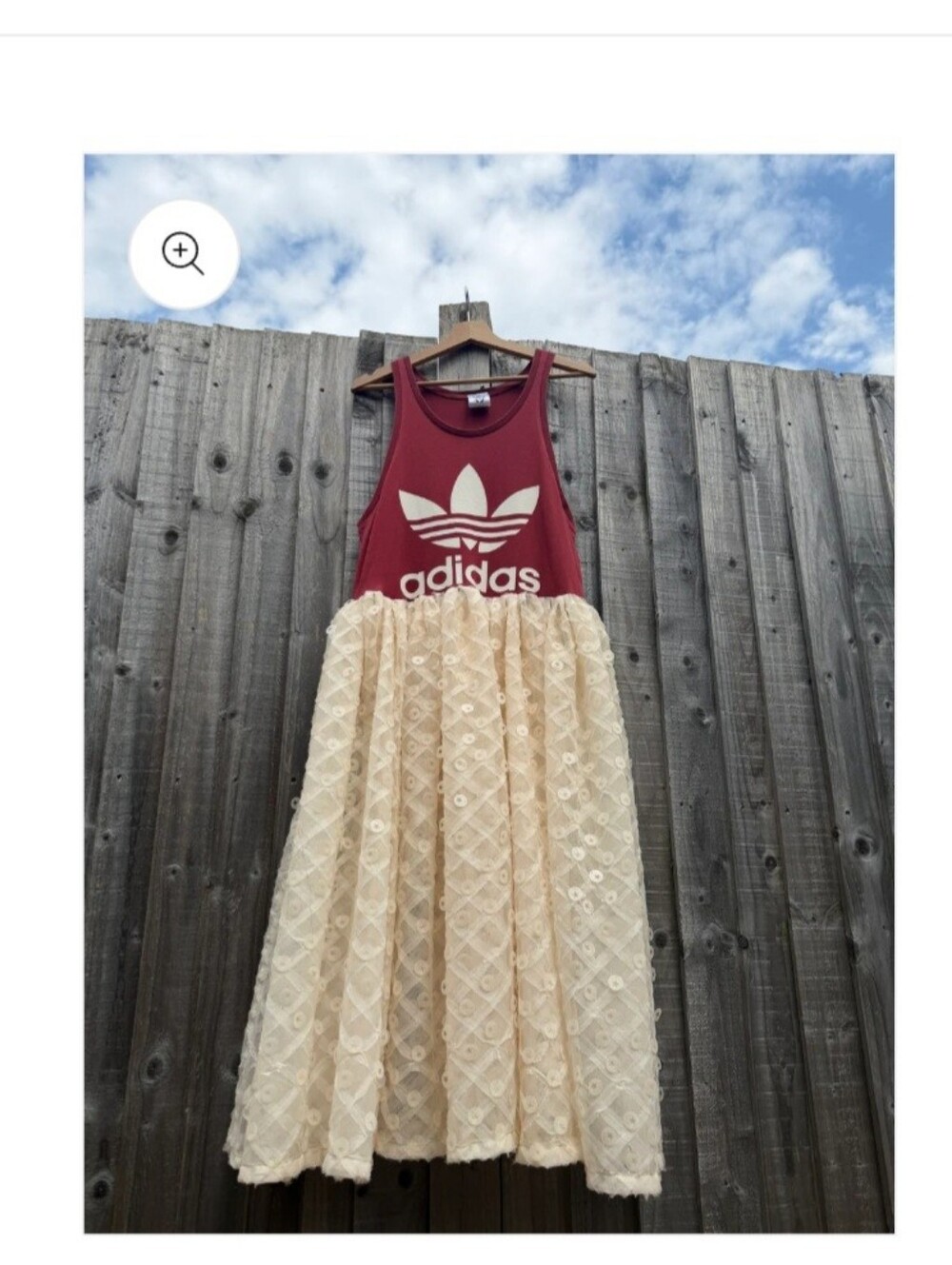 One-of-a-kind, "Future Folklore" Adidas Dress